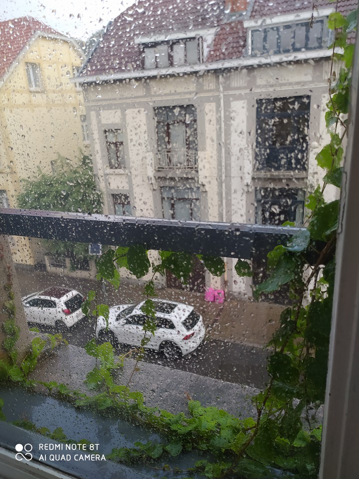 a lot of rain