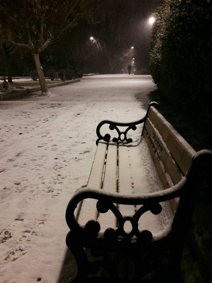 Snowing