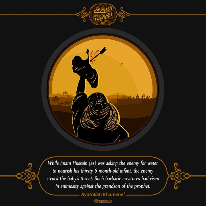 The martyrdom of Hazrat Ali Asghar (as)...