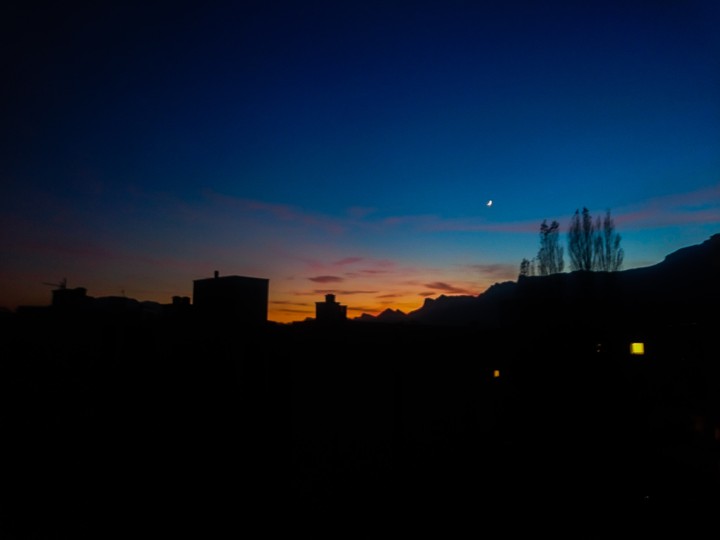 sunset w/contrast