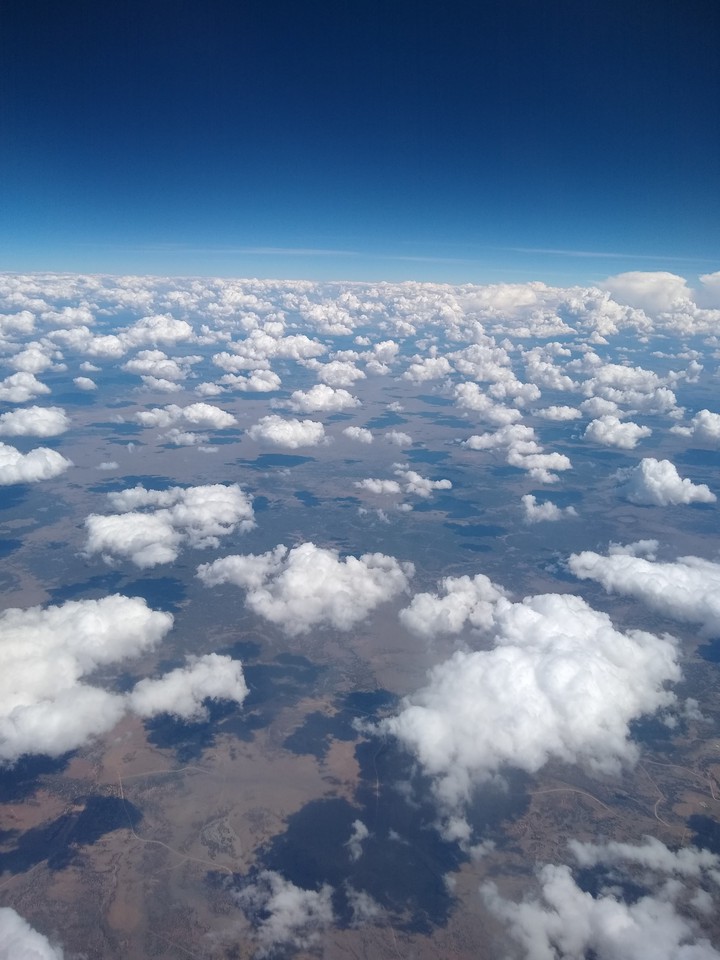 above the clouds