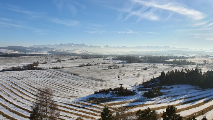 Winter view to Tatry Mountain