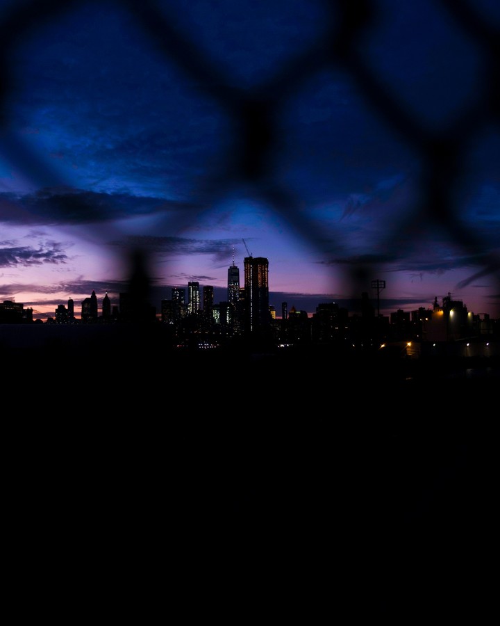purple sky