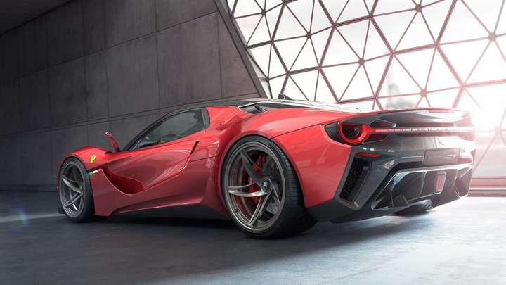 Unseen Ferrari Stallone concept