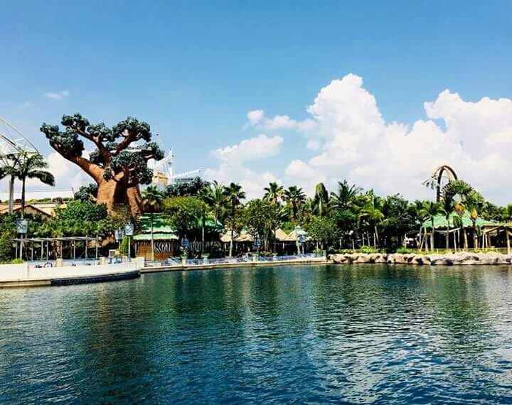 Man-made lake