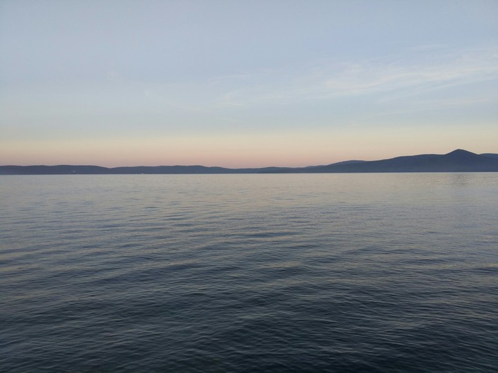 the Ural Mountains. lake Turgoyak.