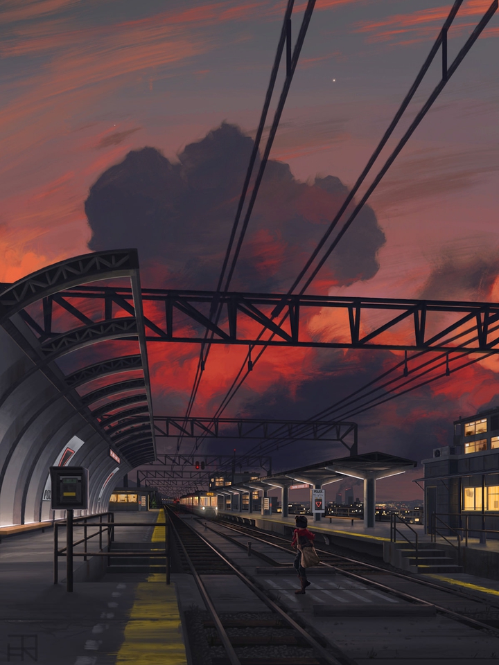Train station - Left