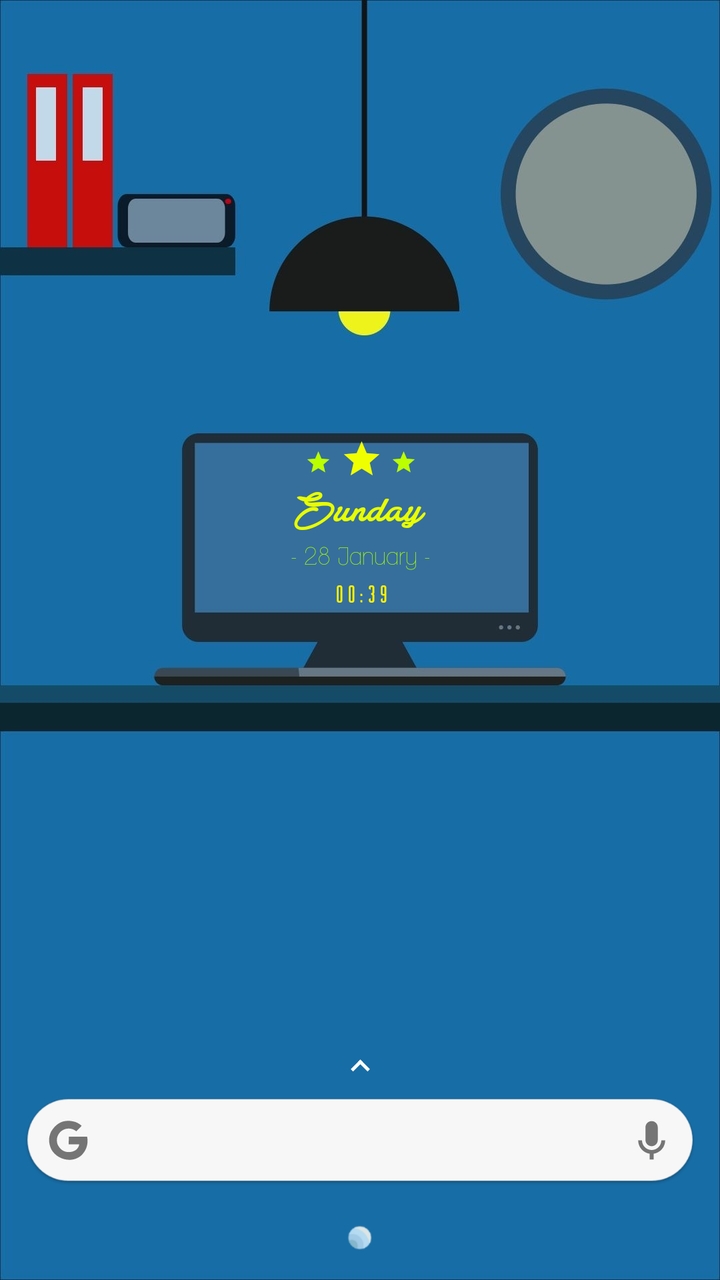 Nova launcher setup{ using zooper widget pro}