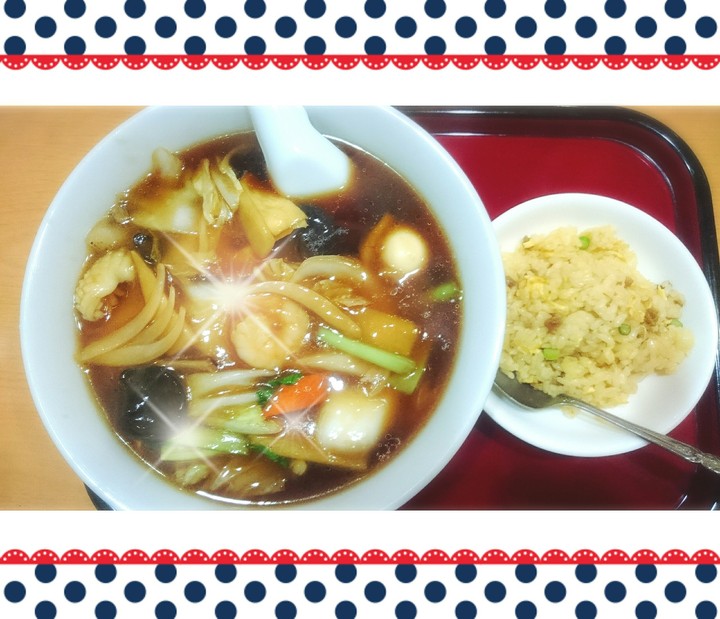 五目ラーメン・半チャーハンセット