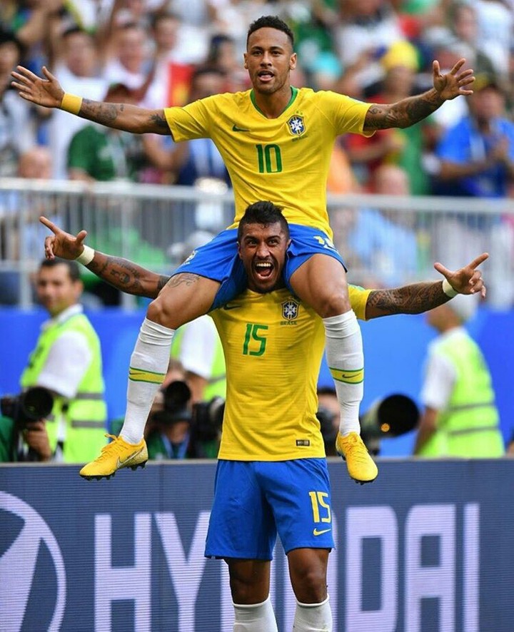Neymar and Paulinho