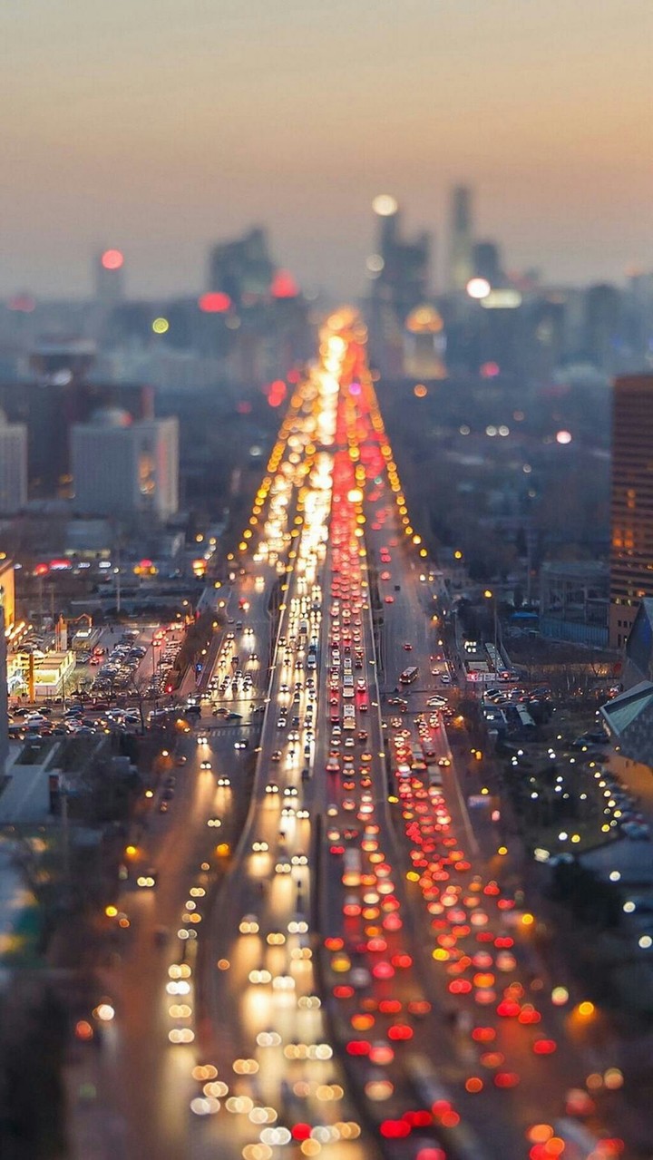 Highway Car Lights