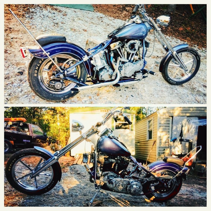1952, 12yr neglected in barn, Harley Davidson!