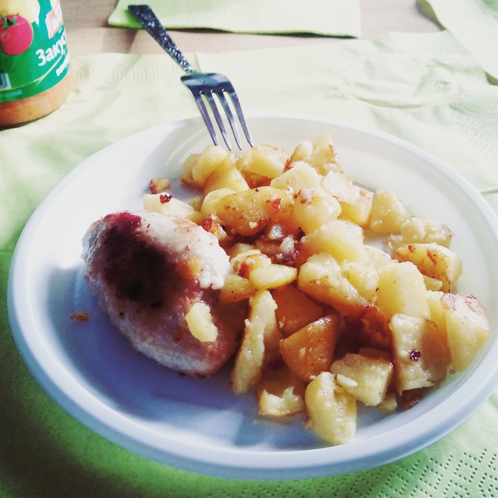 мясной обед