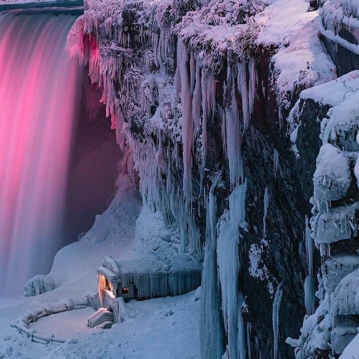 beautiful place, everything is frozen