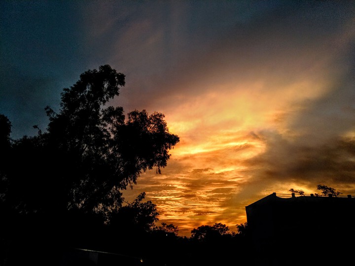 fire in sky