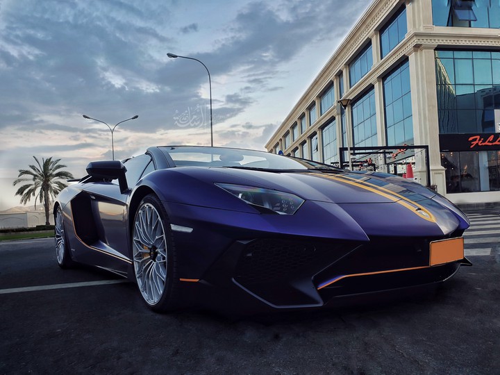 Lamborghini sv with beautiful background
