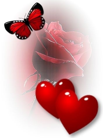 Batterfly,LOVE and Flower.
