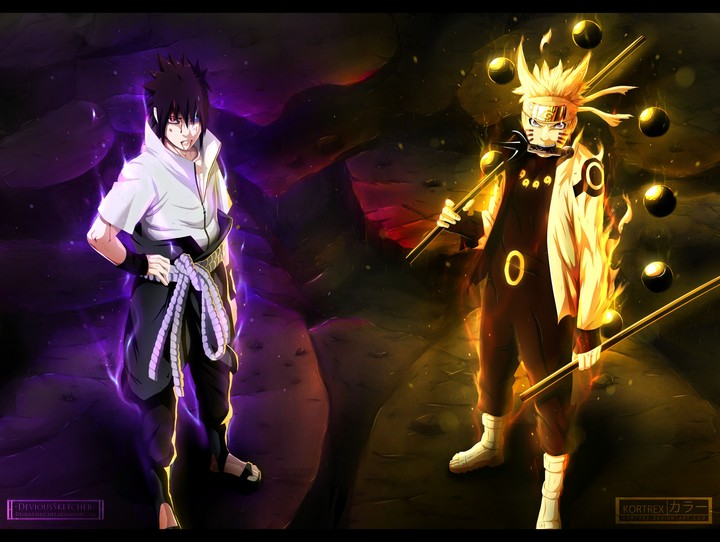 sage: naruto & sasuke