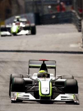 Brawn F1 Jenson Button & Rubans BARRICHELLO