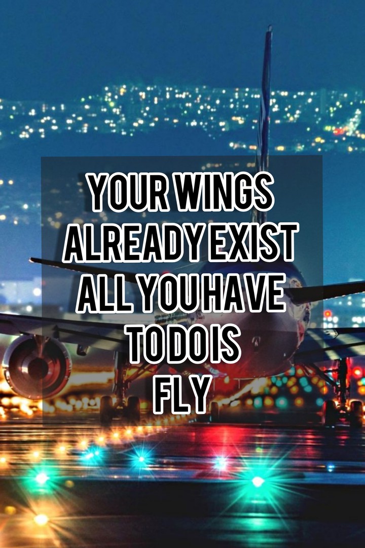 Your wings already exists all you have to do is FLY :)