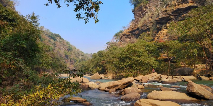hill waterfall nature