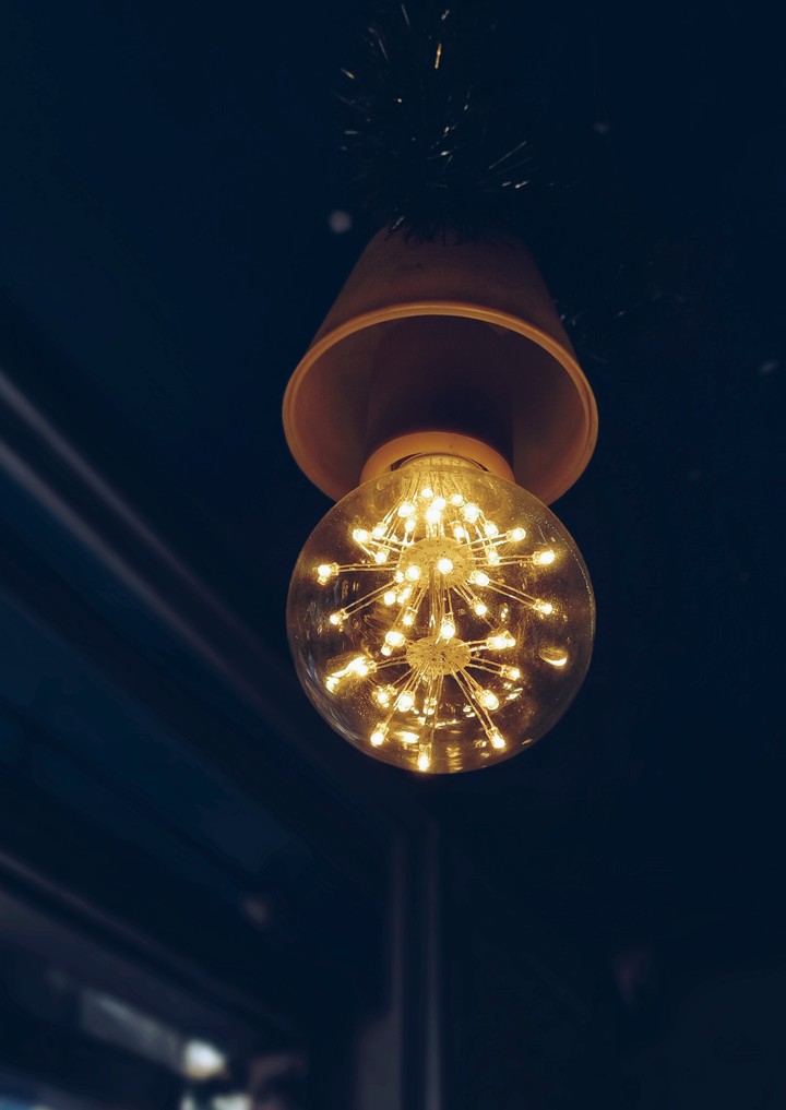 light in dark