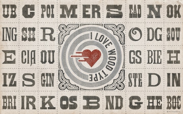 I ♥ Wood Type