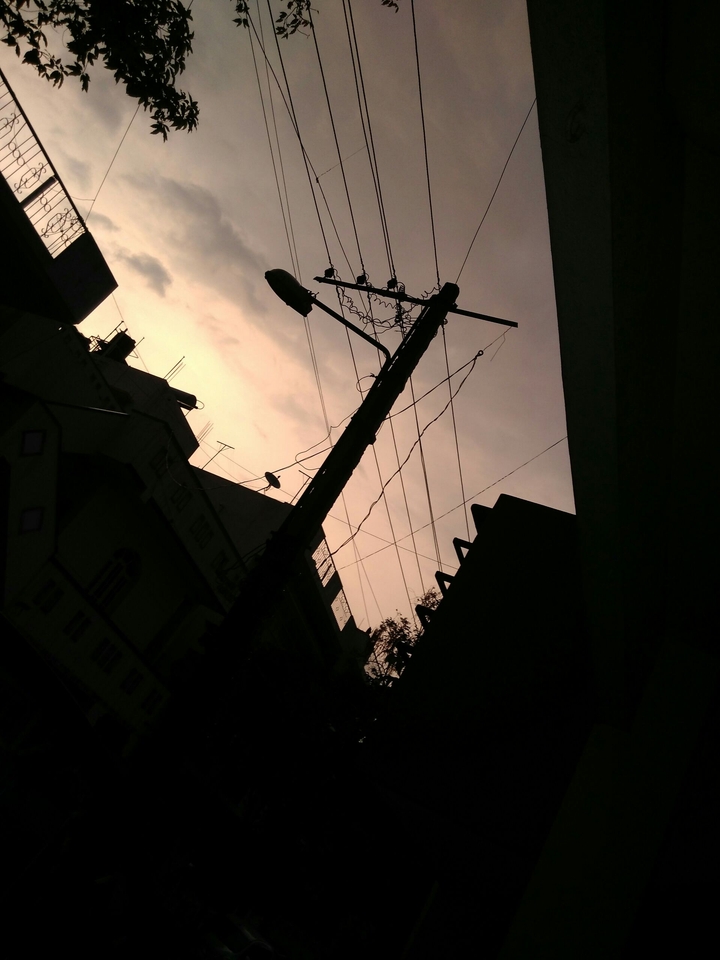 orange sky