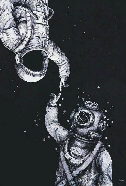 The touch of space & ocean