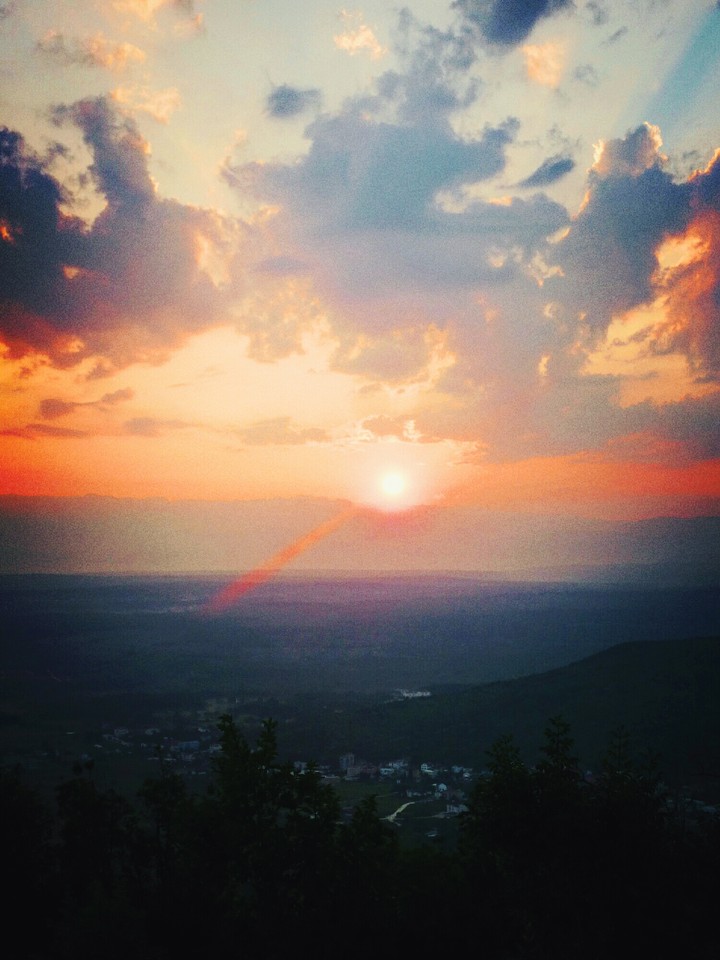 coucher de soleil