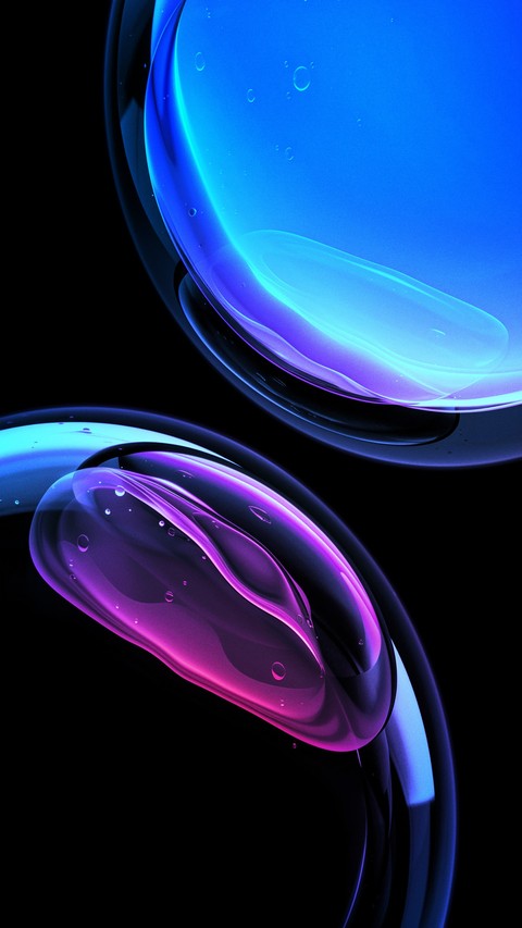 sphere, blue壁纸
