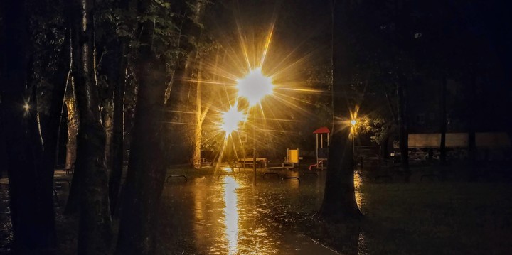 Light in the night.