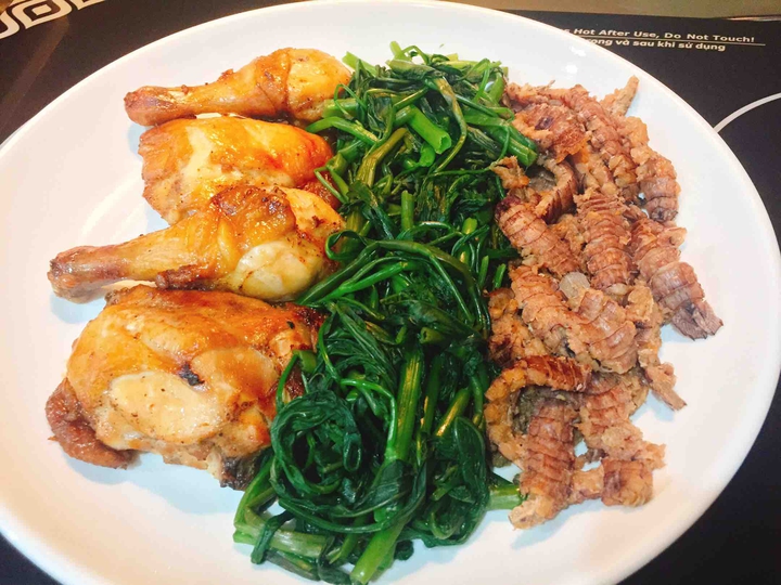 chicken and shrimp grill