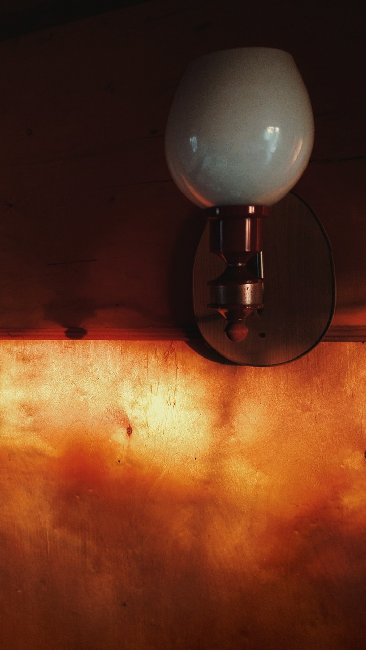 sunset in the room