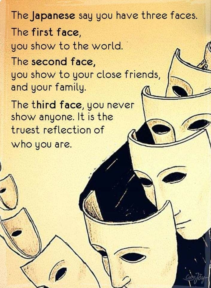 different faces