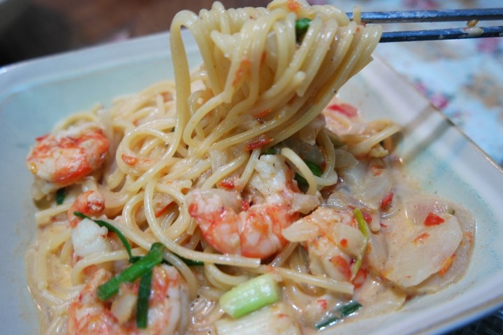 Shrimp pasta
