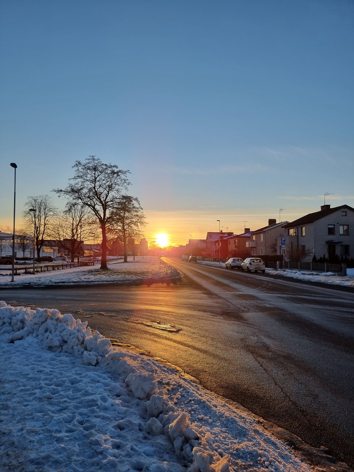 beautiful sunset.
