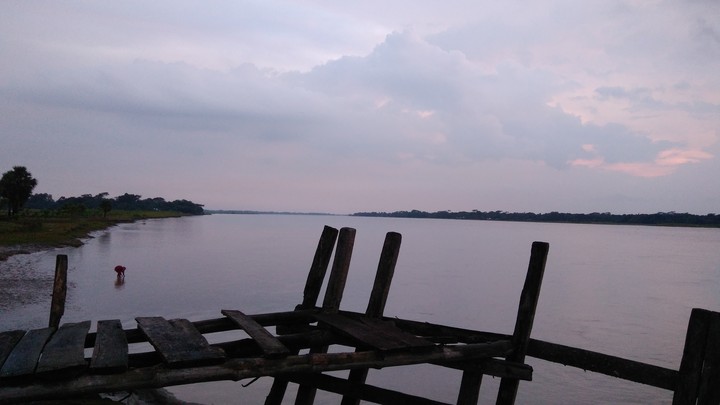 Riverside Of Rainy Season