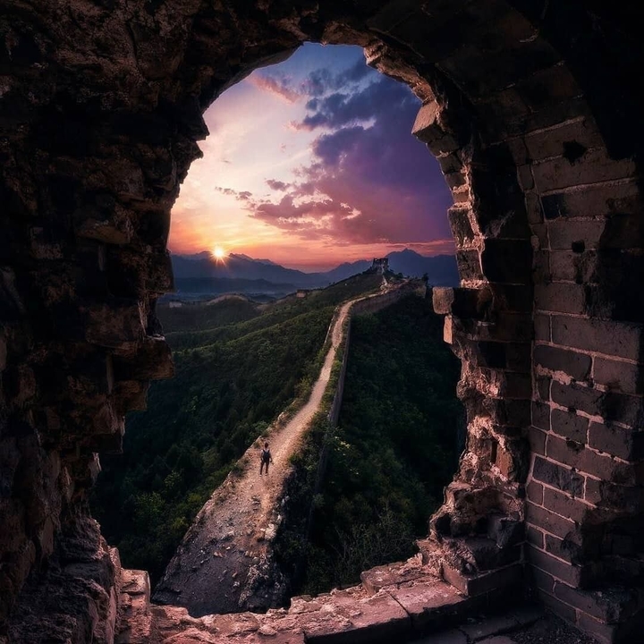 sunset at greatwall