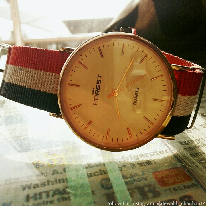 WRIST WATCH .CAPTURED BY DEVA CHAUHAN SAINI