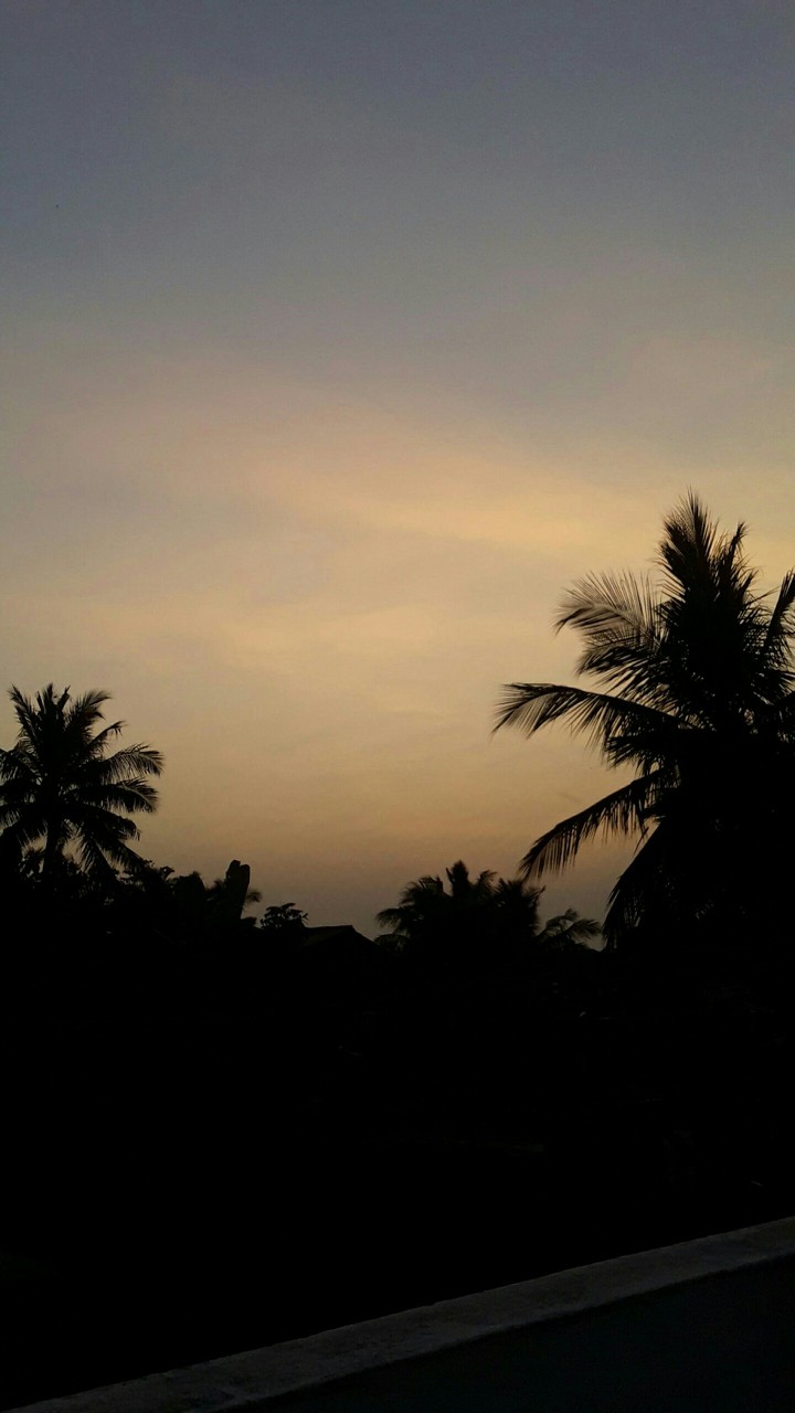 on a beautiful evng..