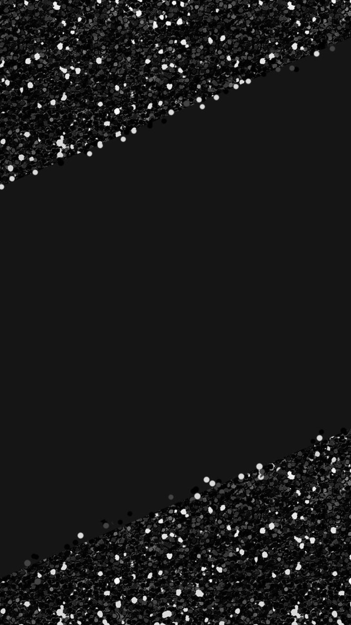 Black glitter