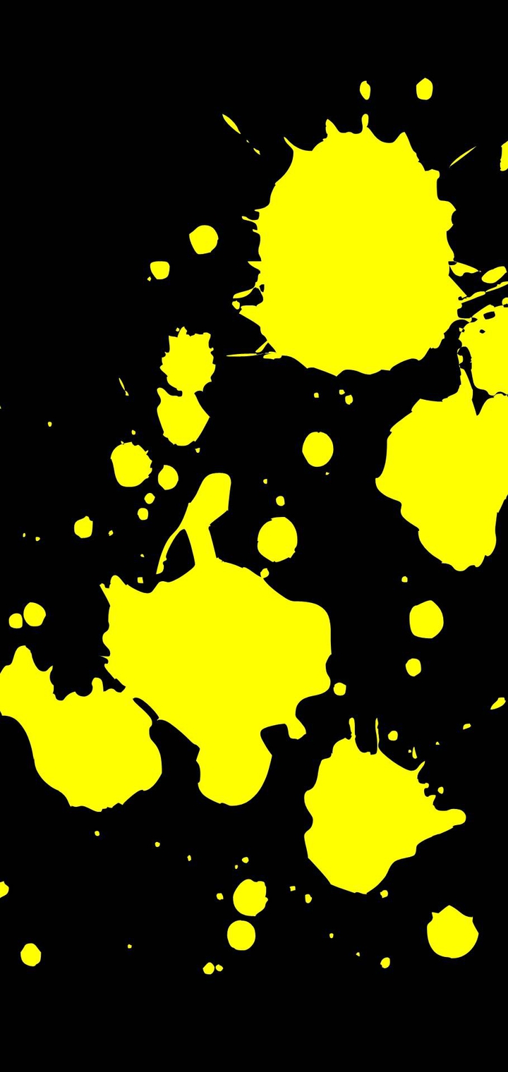 art black and yellow