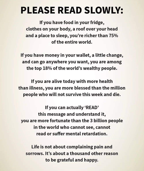 Be grateful