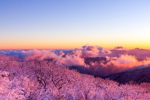 The Mountain at Sunset