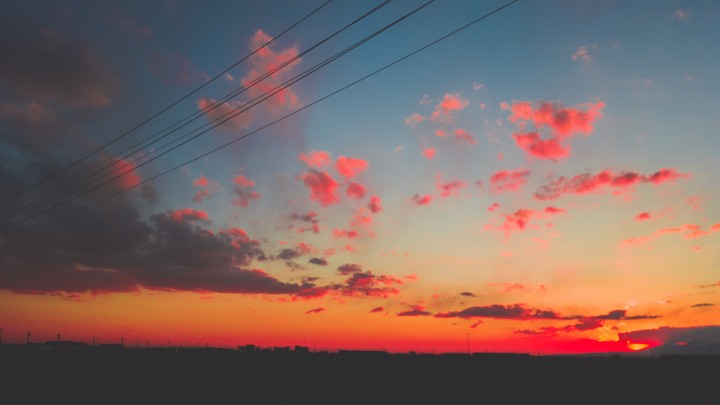 Red sky