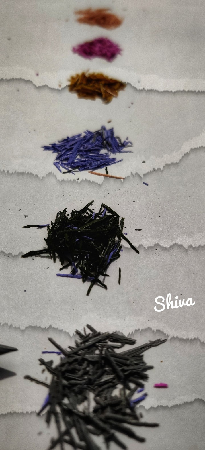 having fun with crayons