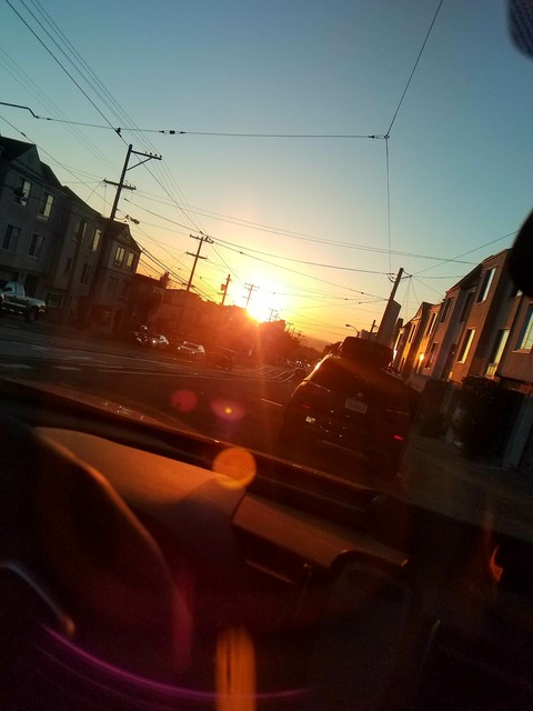 Polarized Sunset