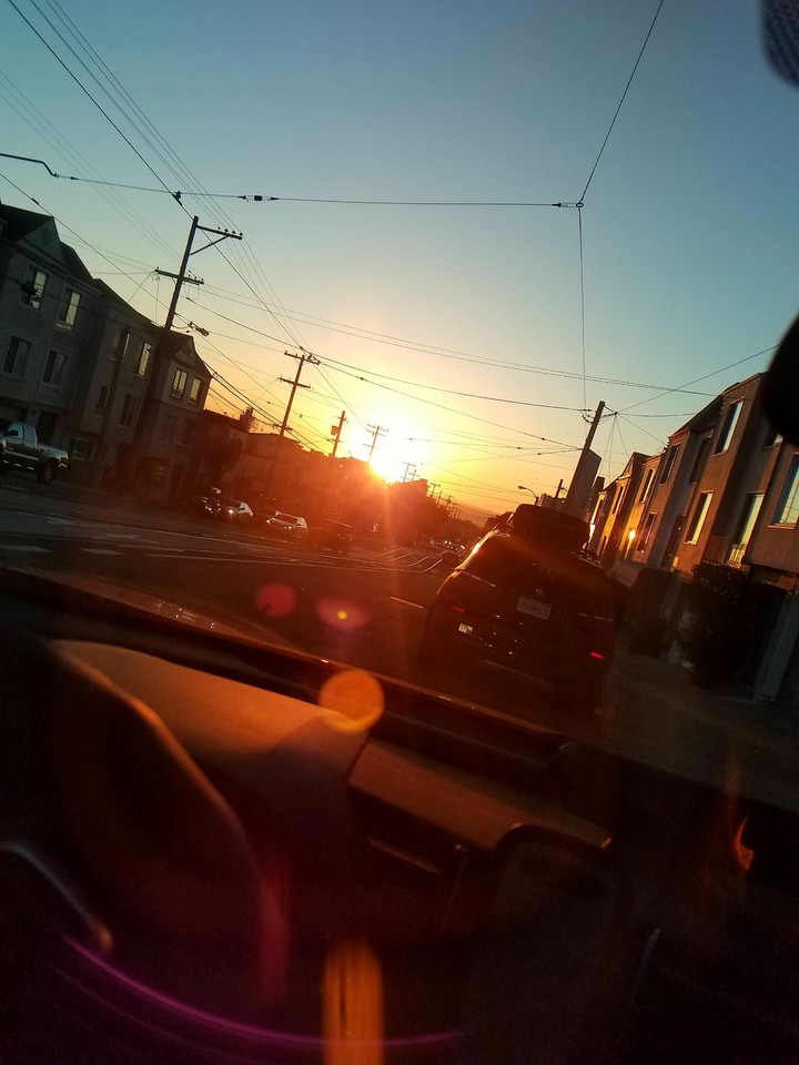 Polarized Sunset