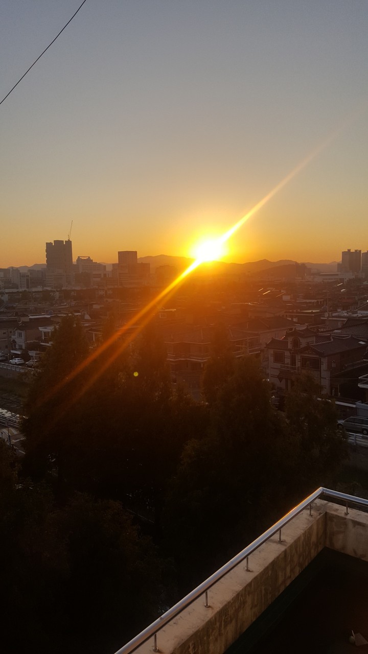 저녁 하늘